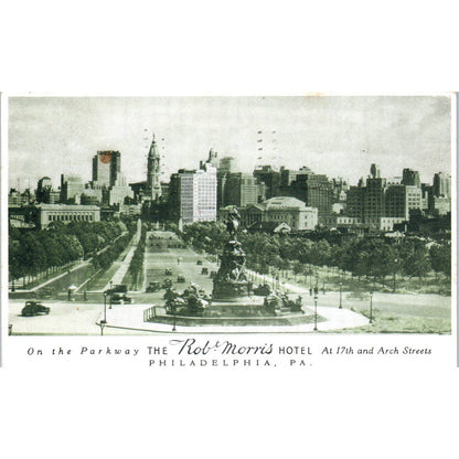 Vintage Postcard Rob Morris Hotel Parkway Philadelphia PA TI1-1