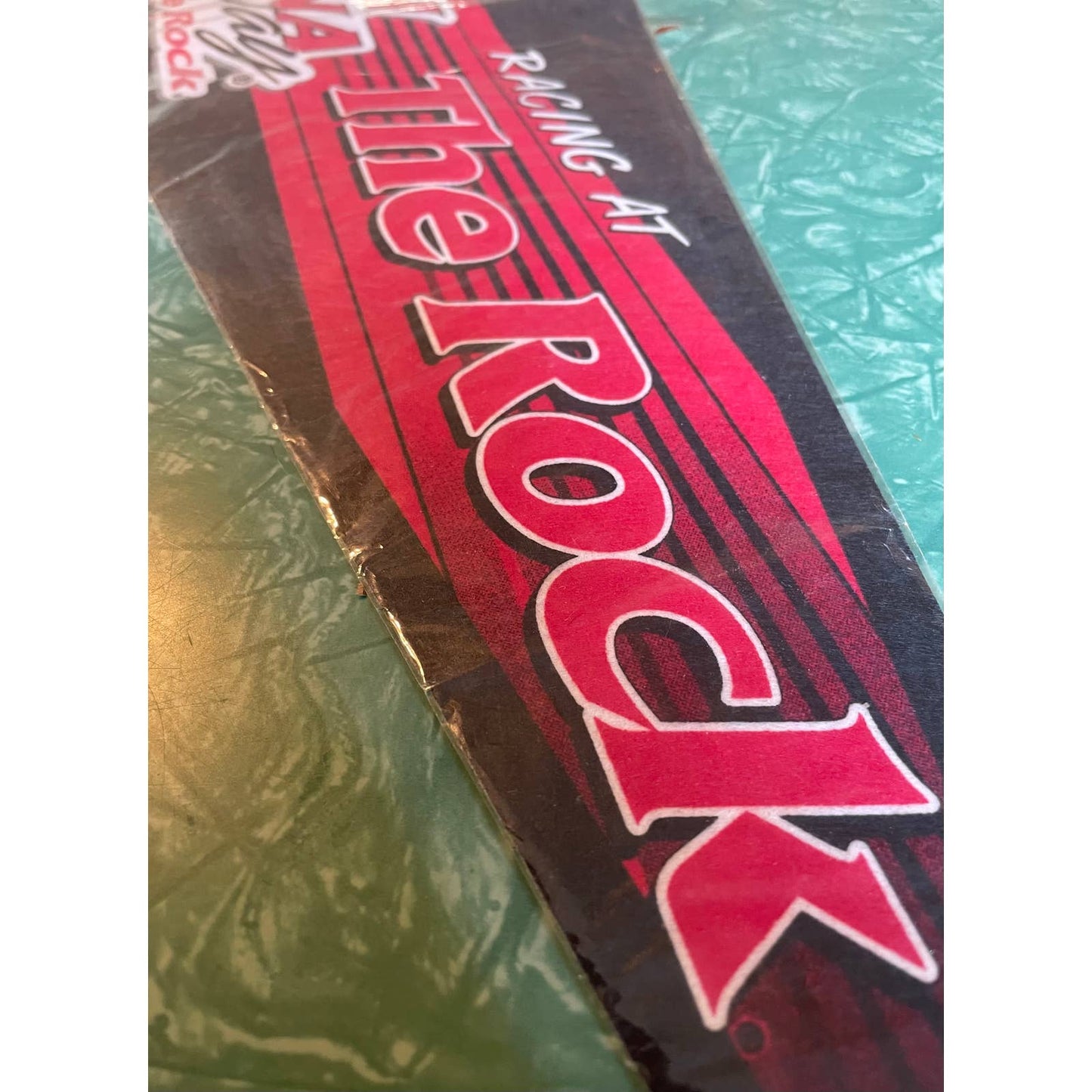 NIP New in Package NC North Carolina Speedway Racing at The Rock Pennant TD8