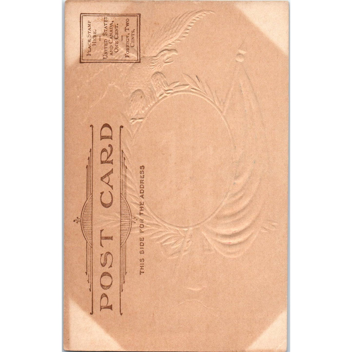 James Monroe Fact Card Gilt Embossed c1905 Original Postcard TK1-26
