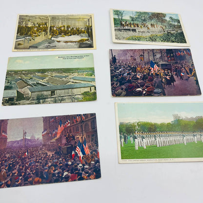 c1918 Antique Postcard LOT OF 21 WWI Army US & France Photo Cards EA3