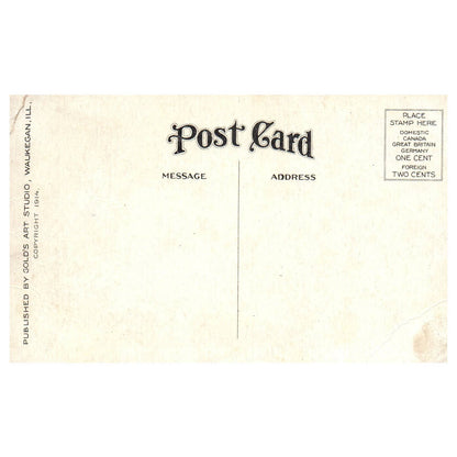 Commandant's Residence US Great Lakes Naval Training Station - Postcard TJ8-5