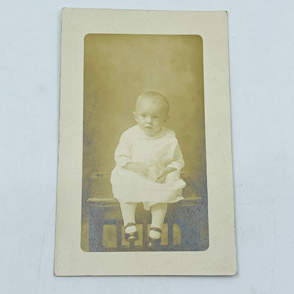 Early 1900s RPPC Portrait Toddler Ralph Lee Williams Mrs. Kate Crane PA9