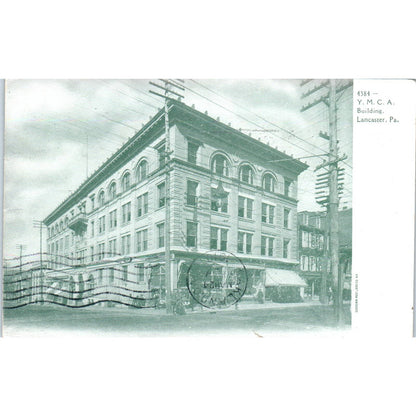 1910 Postcard YMCA Building Lancaster Pennsylvania TI1-1