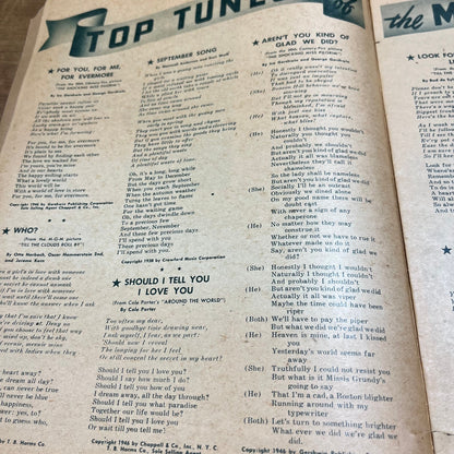 Song Parade Magazine 1947 February Beverly Tyler The Best Years of Our Lives M1-1