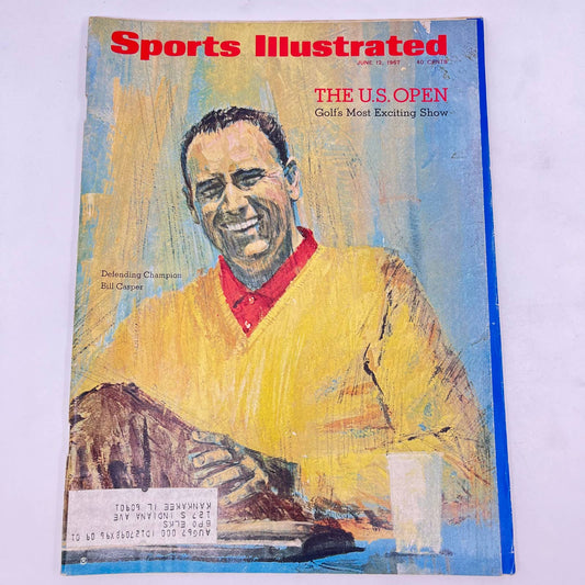 1967 June 12 Sports Illustrated Magazine Golf Bill Casper US Open TE8