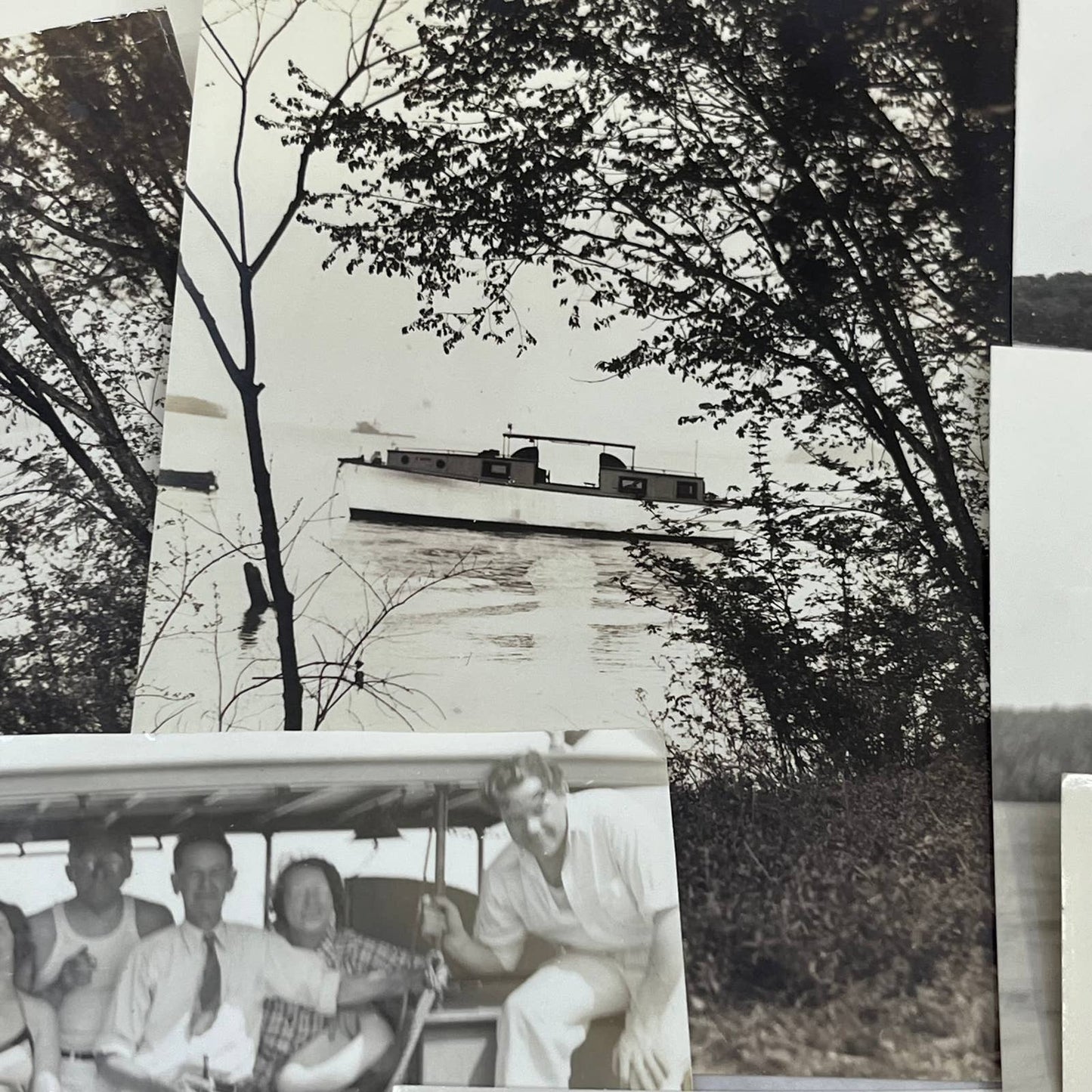 1930s Collection of Photos & Negatives Boating Trip in Virginia TJ9-PG5
