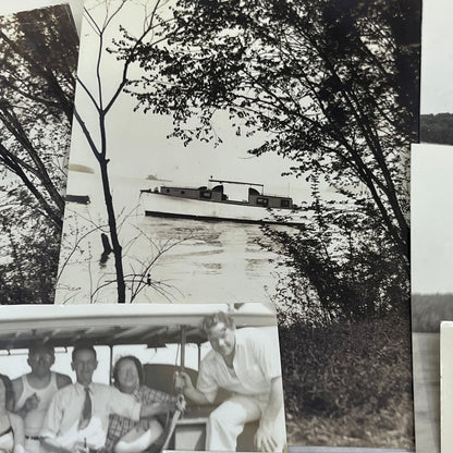 1930s Collection of Photos & Negatives Boating Trip in Virginia P4-10