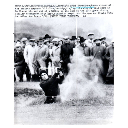 1952 Press Photo Golf Frank Stranahan British Amateur Golf Championship 7x9" AD2