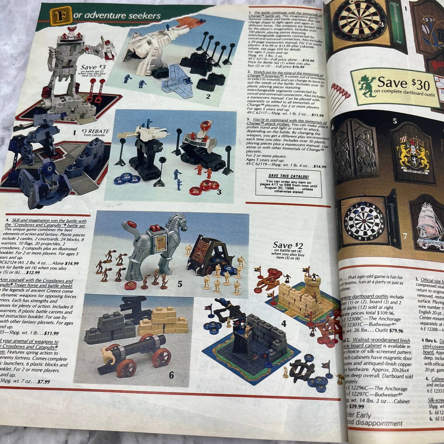 Sears Wish Book 1985 Christmas Catalog Camcorder Rainbow Brite GI Joe S2