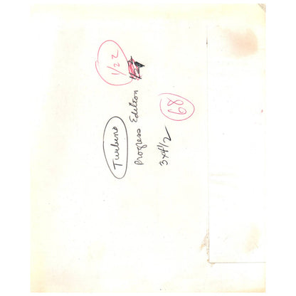 c1960 Original Press Photo Very Large Industrial Gas Turbine Demo AE1