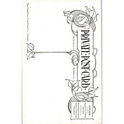 Canadian Pacific Railway Line BC Canada Natural Bridge Original Postcard TJ7-RP1