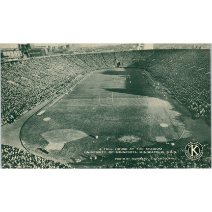 University of Minnesota Golden Gophers Stadium - Original Postcard TJ7-RP1