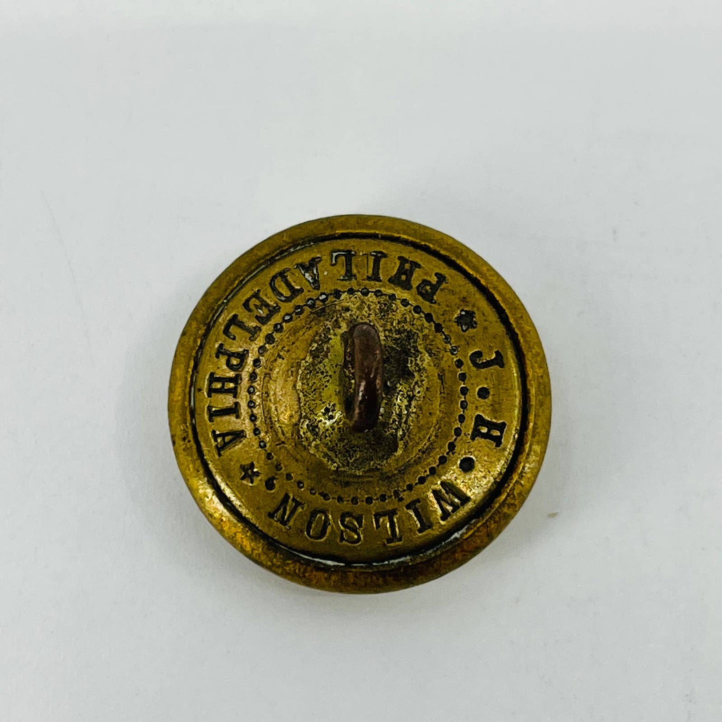 Antique Military Musician Button JH Wilson Philadelphia 23mm 1873-1904 SC3