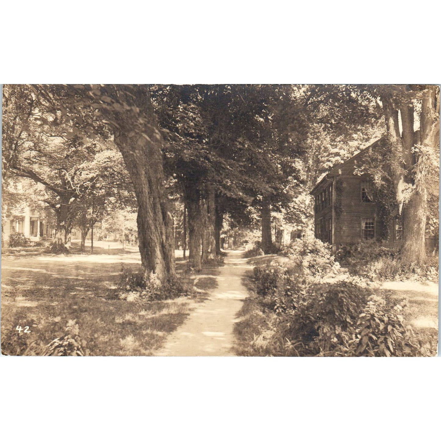 House in Deerfield Once Owned By Peter Luft RPPC Original Postcard TK1-20