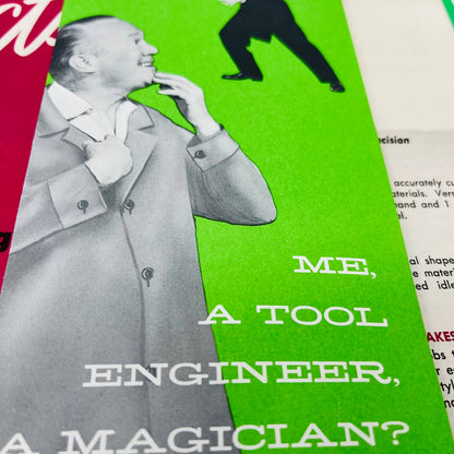 Huge Lot of 1950s - 60s Machinist CNC Dies Metalworking Metalworker Ephemera BA3