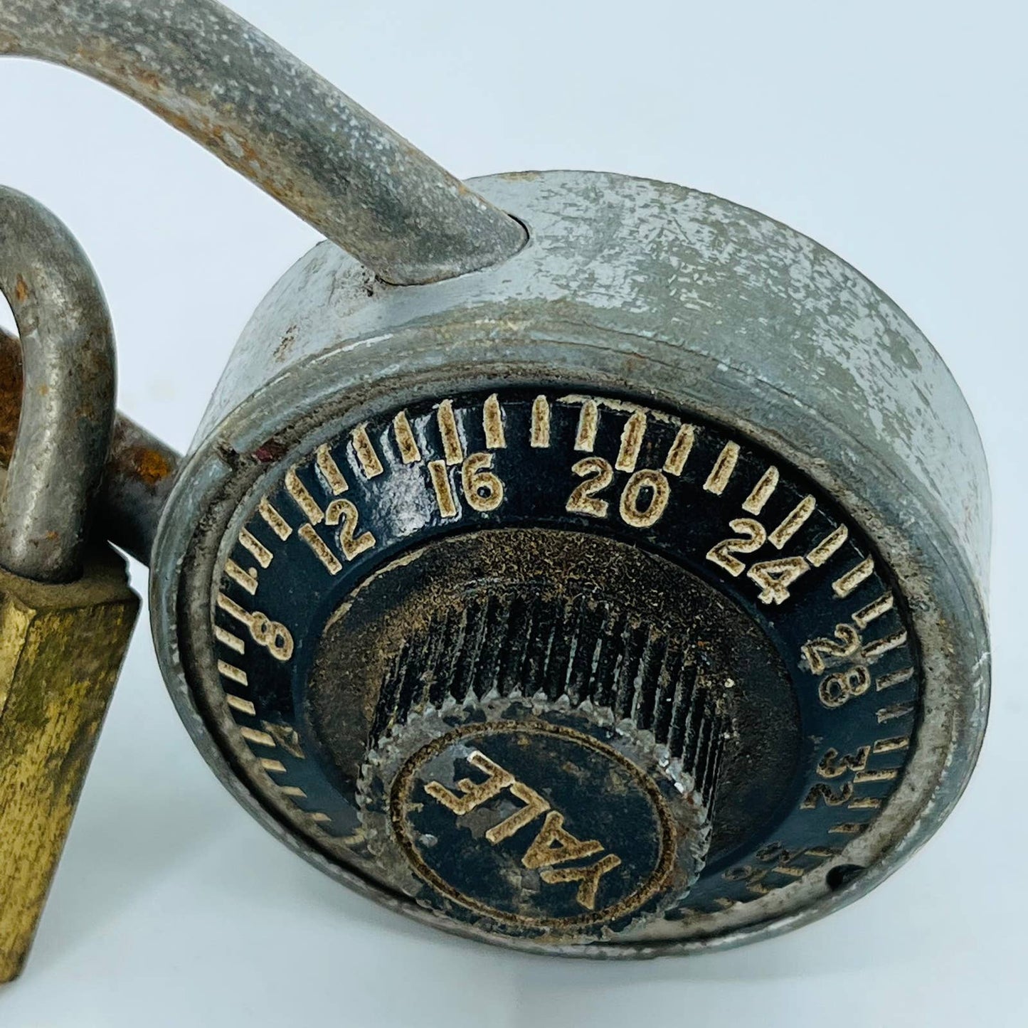 Set of 2 Vintage Locks Combination Padlock YALE USN IL CO NO KEYS TC2