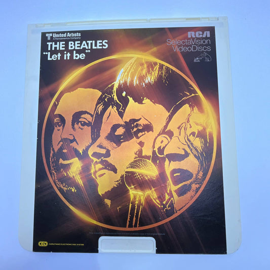 The Beatles - Let it Be RCA SelectaVision - CED VideoDisc TG4