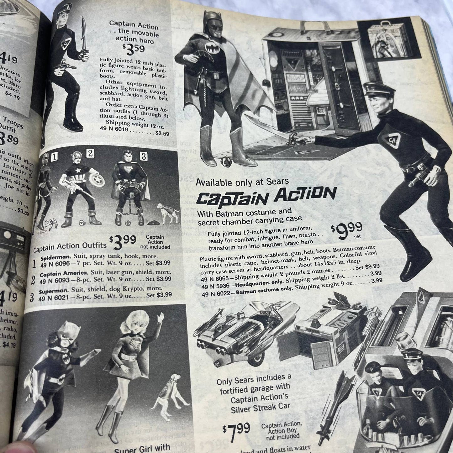 1967 Sears Christmas Wish Book Catalog GI Joe Barbie Toys Gifts S3