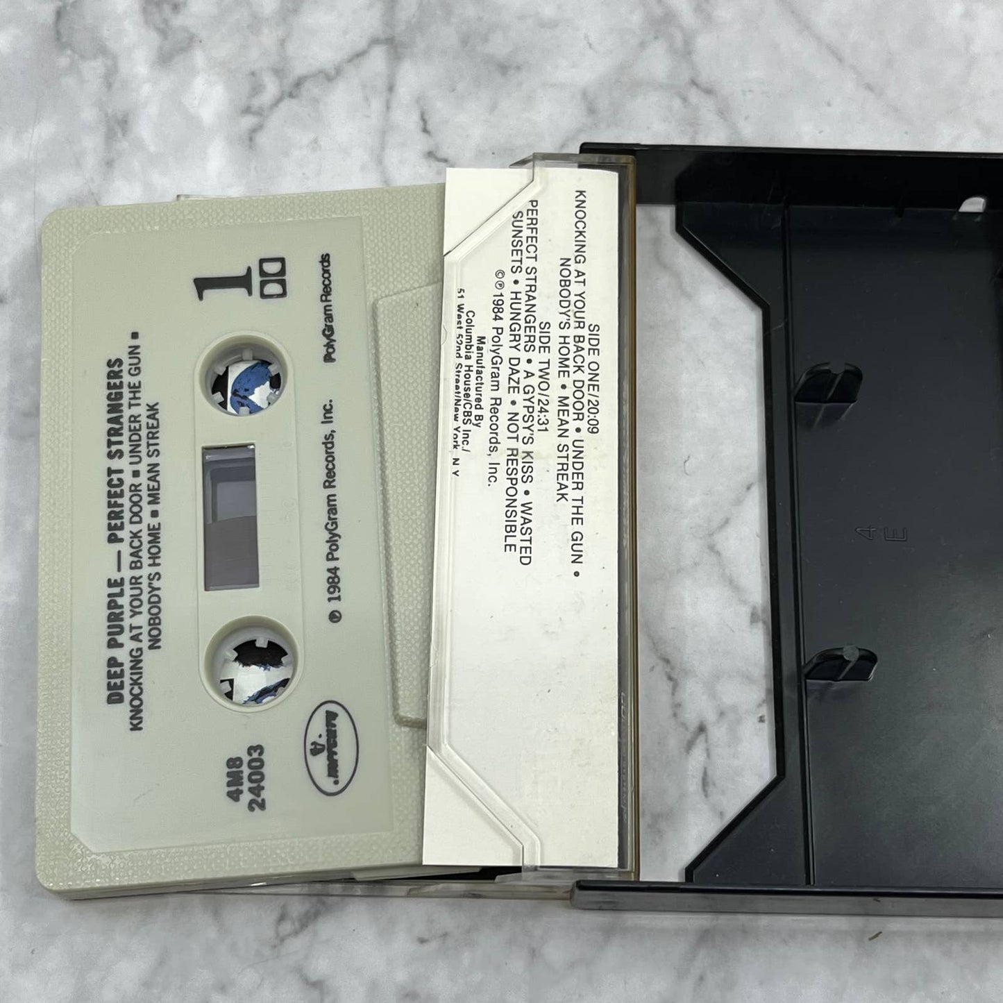 Deep Purple - Perfect Strangers 1984 Cassette Tape TB5-12