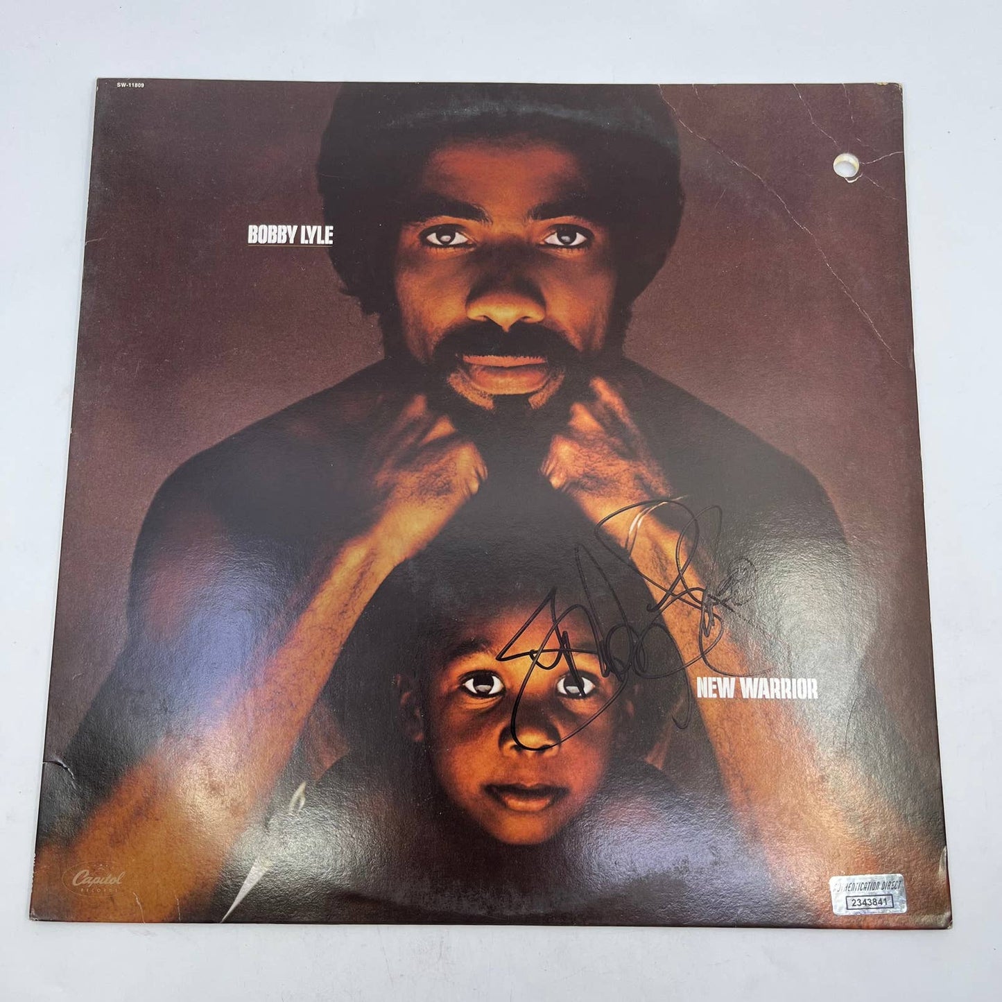 Bobby Lyle New Warrior Record Autographed Signed Authenticated TH3
