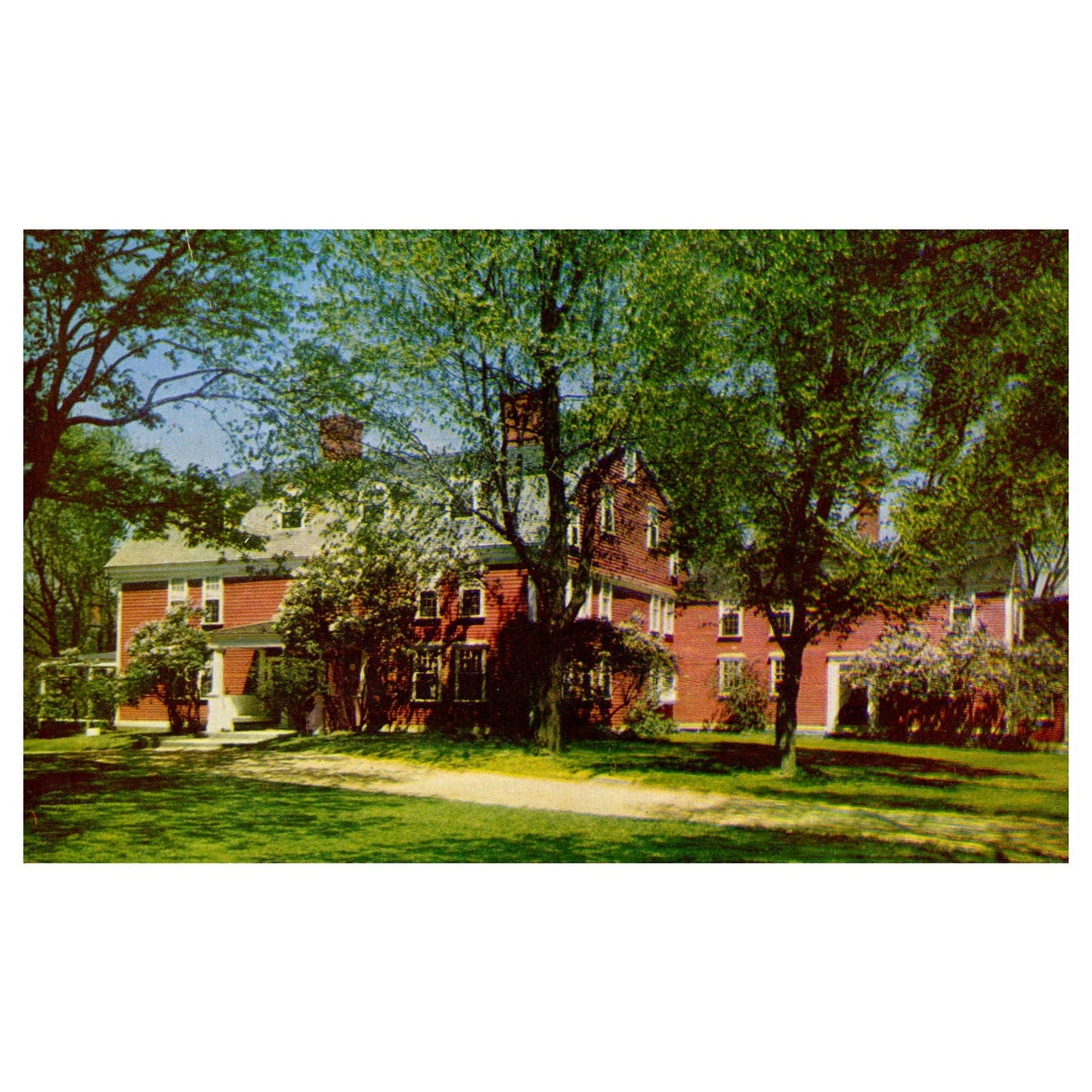 Vintage Postcard - Longfellow's Wayside Inn South Sudbury Mass 1955 TJ7-1