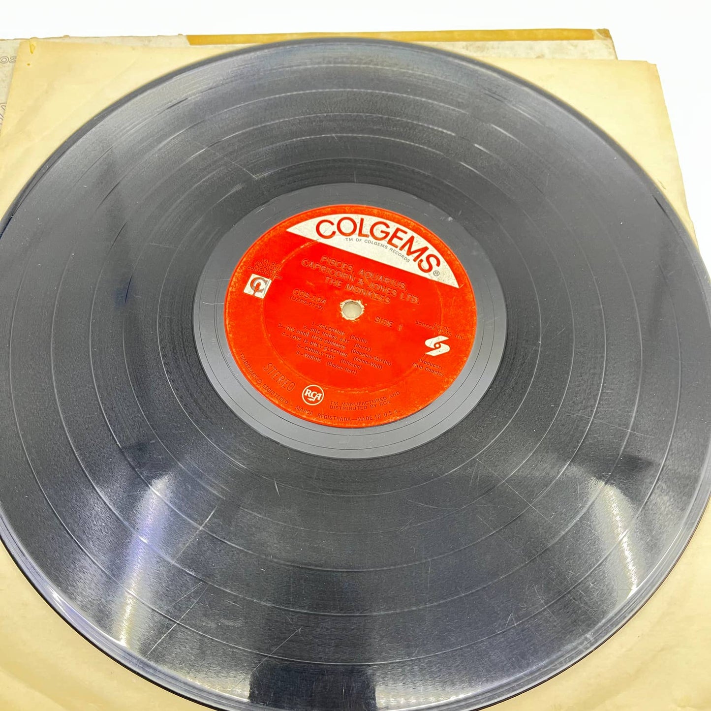 THE MONKEES PISCES, AQUARIUS, CAPRICORN & JONES LTD. Colgems COS104 ST 1967 TE4