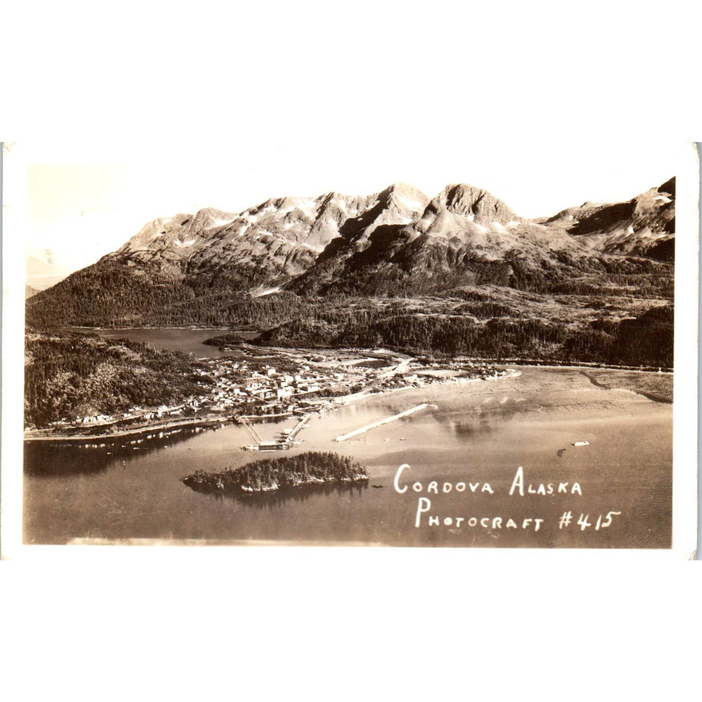 1910 RPPC Cordova Alaska Original Postcard TK1-29