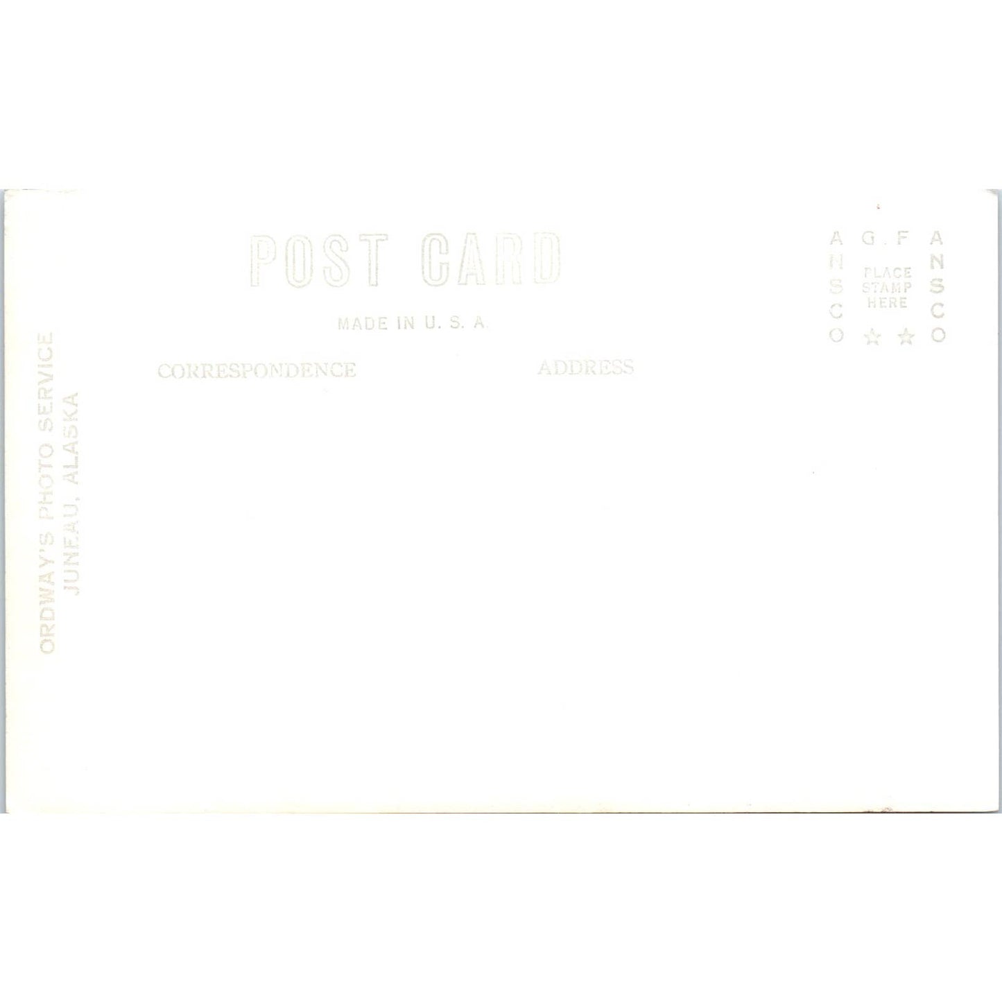 Iceberg from Columbus Glacier Alaska Original Postcard TK1-30