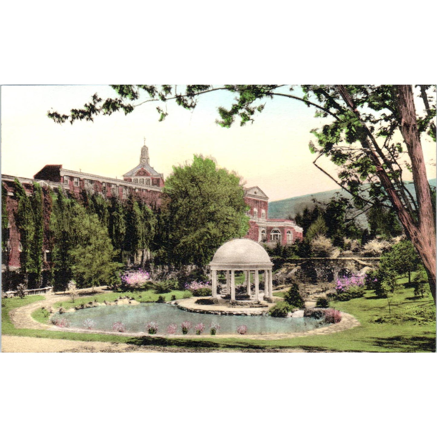 Homestead, Park and Soda Spring Virginia Hot Springs Original Postcard TK1-29