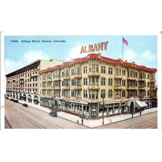 Albany Hotel Denver Colorado Original Postcard TK1-28