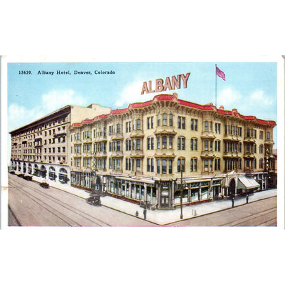 Albany Hotel Denver Colorado Original Postcard P2-2