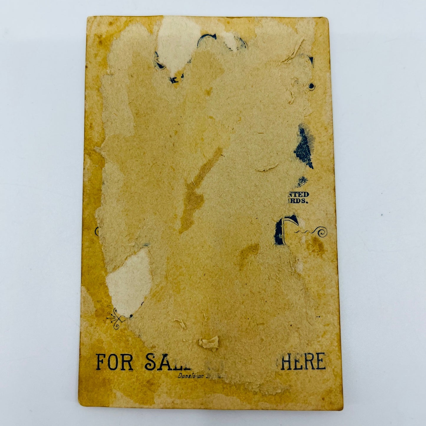 1880s Victorian Trade Card JP Coats Thread Little Miss Muffet AH9-M9