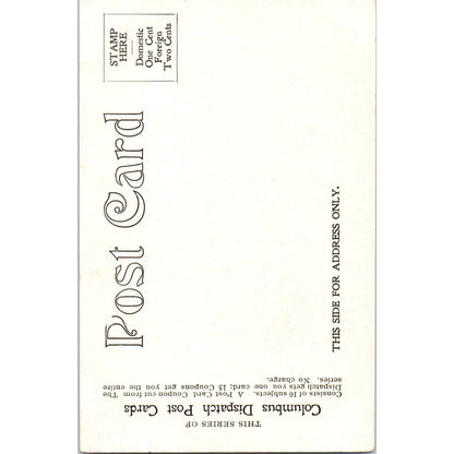 Antique Postcard East Broad Street M.E. Church Columbus Ohio TD9