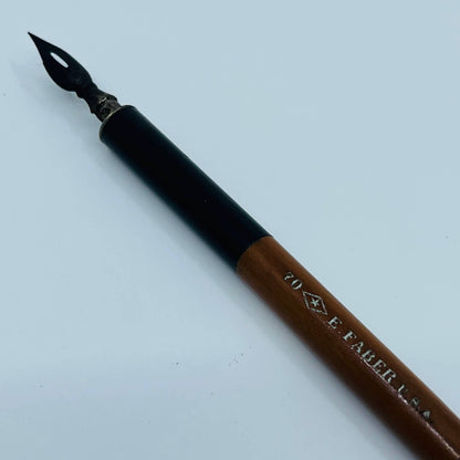 Vintage Fountain Dip Pen Wood #70 Faber SB9