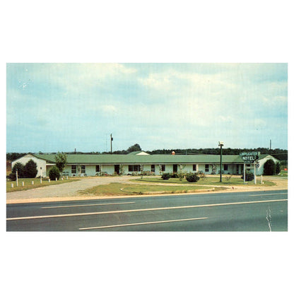 Vintage Postcard - The Lamplighter Motel - Fredericksburg Virginia AD9