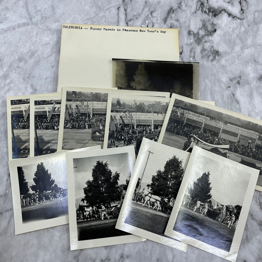1930s Collection of Photos From New Year’s Day Flower Parade Pasadena CA P5-2