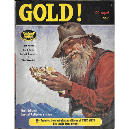 GOLD! Magazine Treasure Hunting FIRST ISSUE Vol.1 No.1 - 1969 Western Publications M1