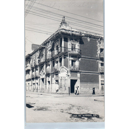 Casa Del Alfinique Pue Mexico - Original RPPC Postcard P3-8