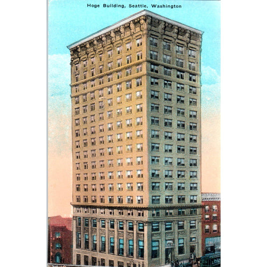 Vintage Postcard Hoge Building Seattle Washington TD9-W2-2