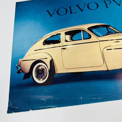 1957 Volvo PV544 Sport Engine Leaflet Brochure Poster 8x11 C8