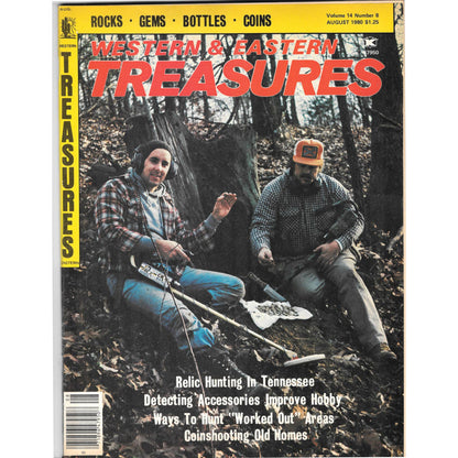 Western & Eastern Treasures Magazine Mines, Buried, Metal Detecting Aug 1980 MB2