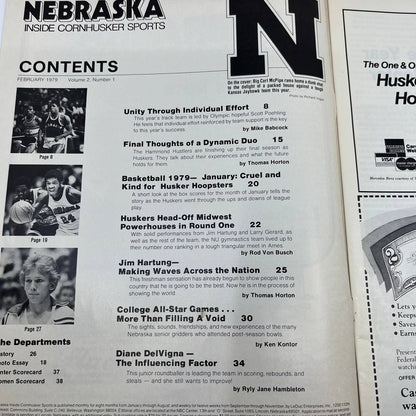 1979 Feb - Nebraska Inside Cornhusker Sports - Hammond Hustlers Basketball TH7