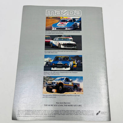 1987 Mazda Car Brochure Catalog RX-7 626 323 B2000 BA1