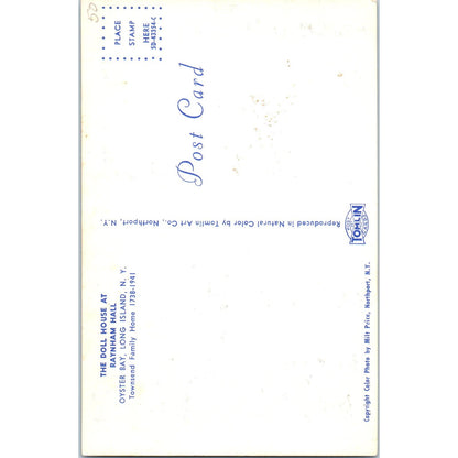 The Doll House at Raynham Hall Oyster Bay NY Original Postcard PB10