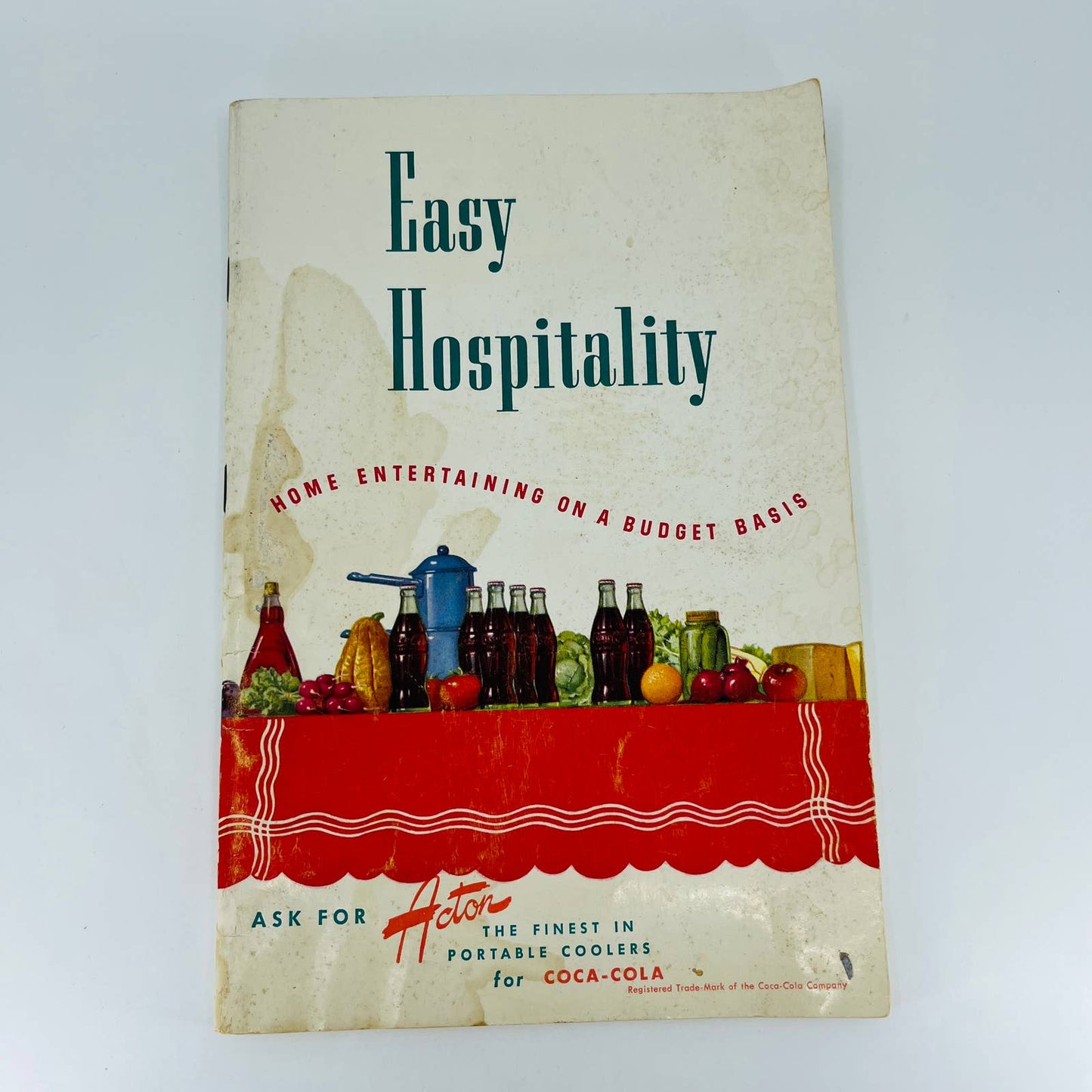 VTG Coke 1951 Easy Hospitality Entertaining Recipe Booklet Coca-Cola Cookbook C3