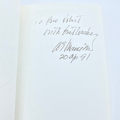 Thoughts Of A Country Doctor: An Immigrant's Son Andrew E Mance SIGNED H5-3