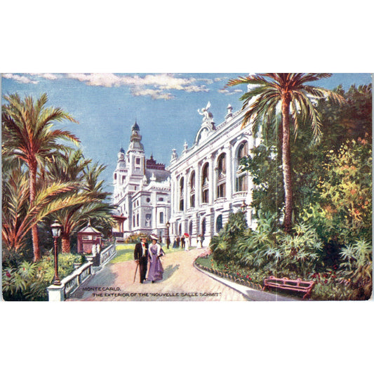 Monte Carlo Casino Raphael Tuck Oilette Original Postcard P3-2