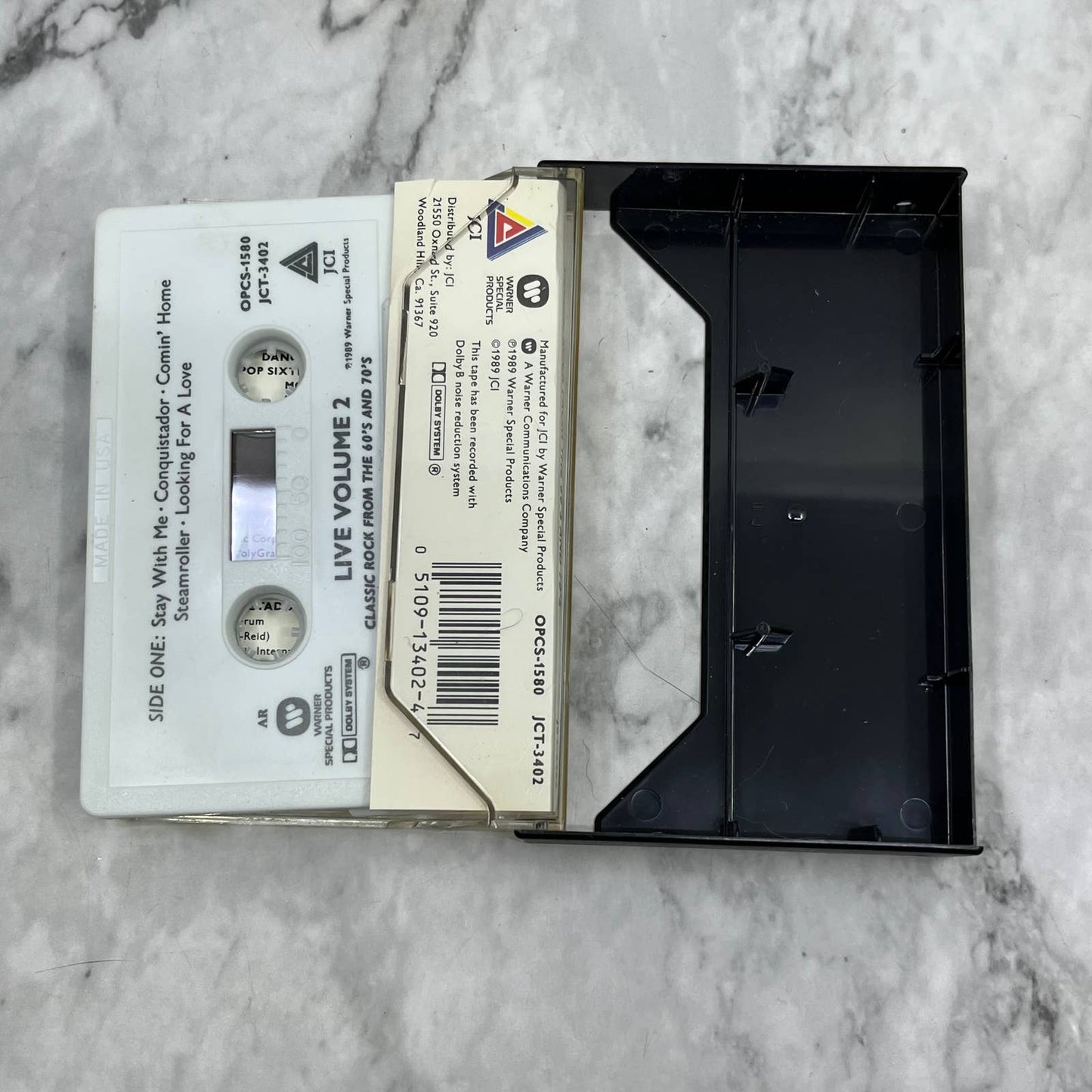 Baby Boomer Classics LIVE Volume 2 Rock Compilation Cassette Tape TJ6-80