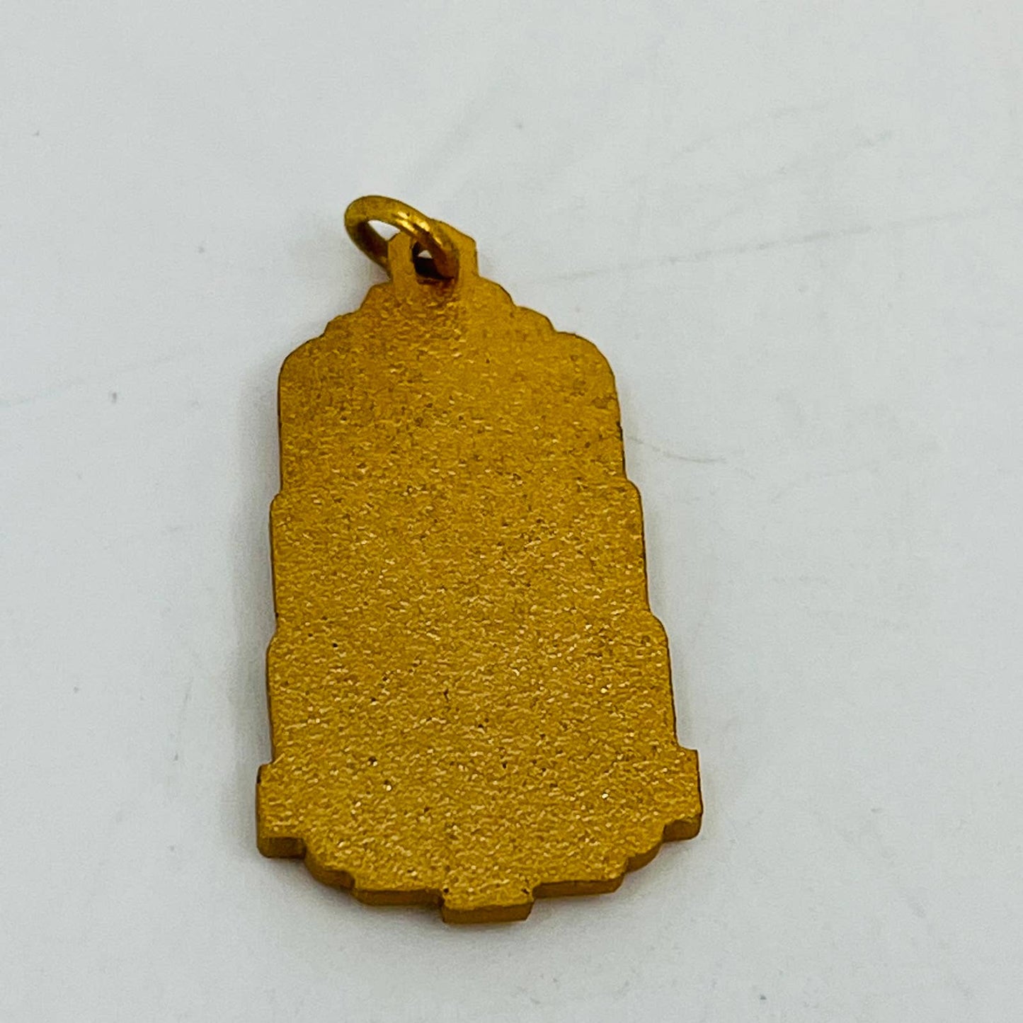 Vintage BOOKKEEPING Gold Tone Pendant Charm SB9