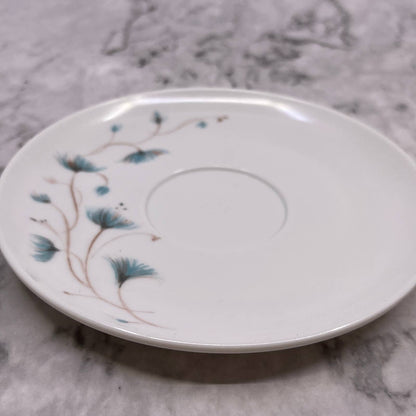 MCM Kenro Melamine Melmac SAUCER White with Blue Flowers TA3